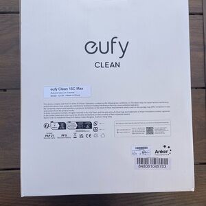 Eufy Clean 15C Max Robot Vacuum deep clean black
